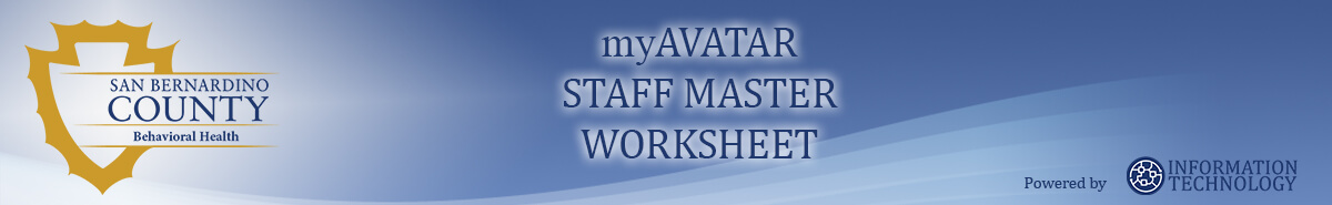 Staff Master Banner